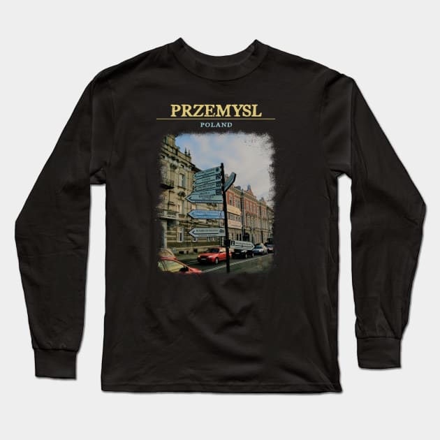 PRZEMYSL, POLAND Long Sleeve T-Shirt by M&N Imagerie